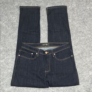 DU/ER Men’s Dark Blue L2X Relaxed Taper Slim Straight Jeans